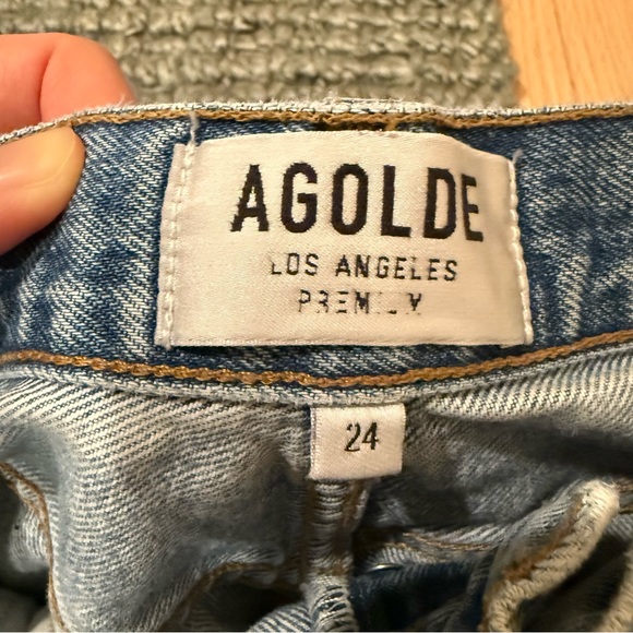 🌷sold🌷AGOLDE • Riley High Rise Straight Crop - Picture 7 of 8